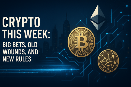 Crypto This Week: Big Bets, Old Wounds, and New Rules
