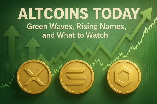 Altcoins Today: Green Waves, Rising Names, and What to Watch