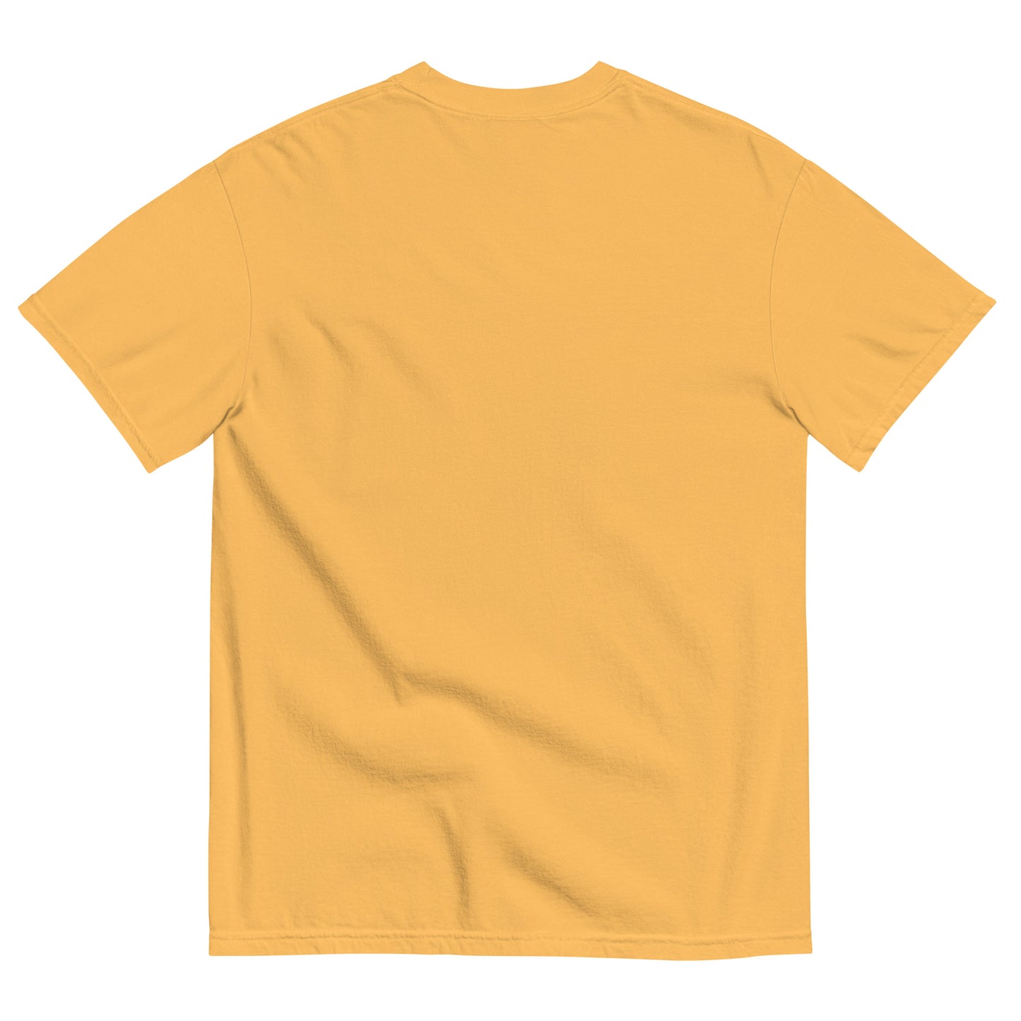Man wearing mustard yellow t-shirt with large lightbulb graphic that says “Be the one who sees opportunity when others see fear”