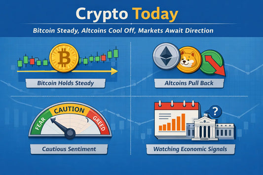 Crypto Today: Bitcoin Holds Firm, Altcoins Cool Off & Markets Wait for Direction