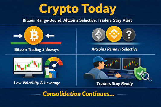 Crypto Today: Bitcoin Holds the Range, Altcoins Remain Selective & Traders Stay Alert