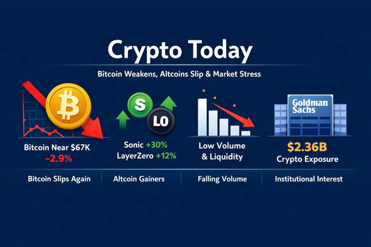 Crypto Today: Bitcoin Weakens, Altcoins Slip & BTC Price Action Reflects Market Stress