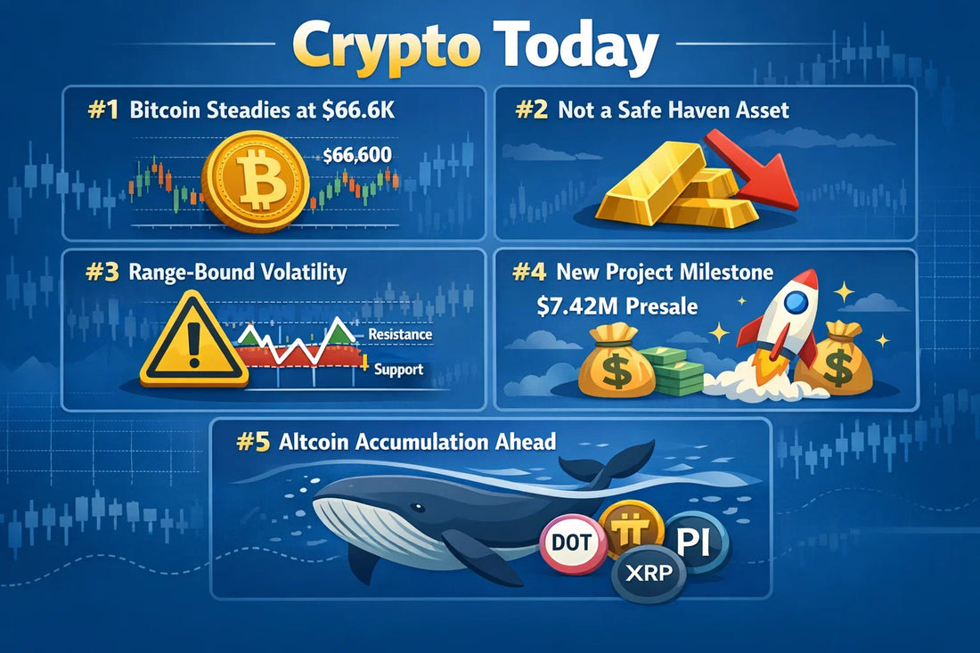 Crypto Today: Bitcoin Stabilizes After Geopolitical Shock, Traders Cautious & New Altcoin Momentum Picks Up