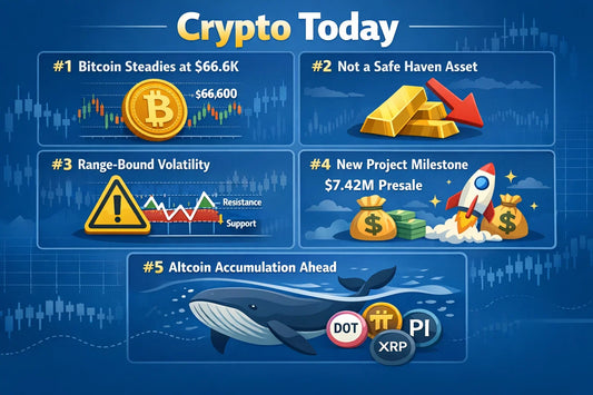 Crypto Today: Bitcoin Stabilizes After Geopolitical Shock, Traders Cautious & New Altcoin Momentum Picks Up
