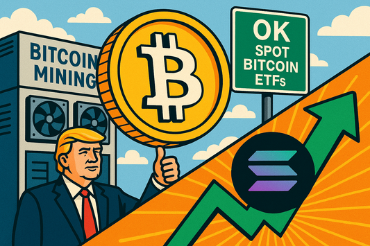 Crypto’s Big Day: Trump-Backed Bitcoin Miner Debuts, U.S. Greenlights Spot Trading, and Solana Soars