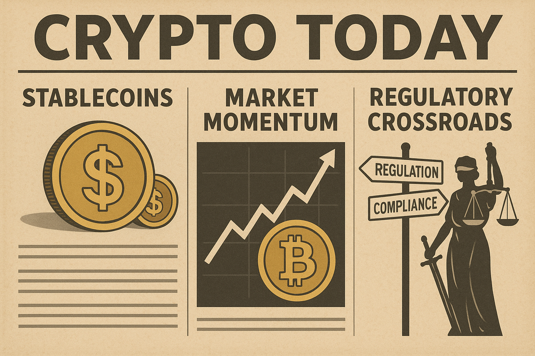 Crypto Today: Stablecoins, Market Momentum, and Regulatory Crossroads