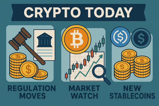 Crypto Today: Regulation Moves, Market Watch, and New Stablecoins